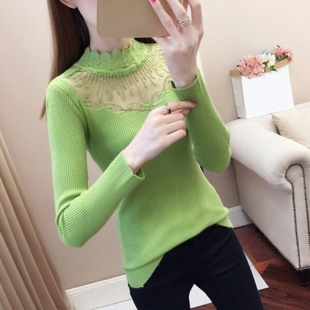 Pullover feminino G360 verde