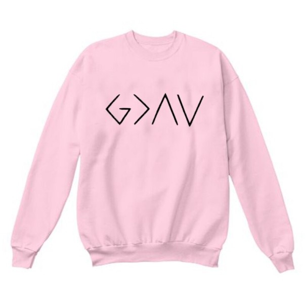 Pullover feminino rosa M