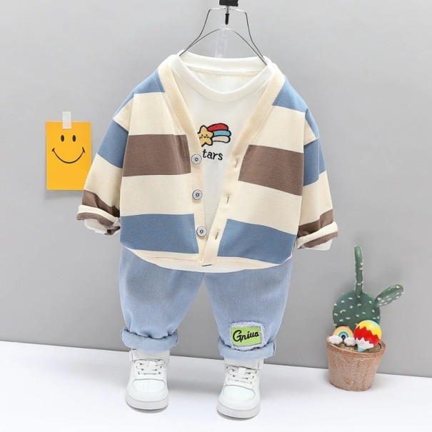 Pullover, T-Shirt und Hose für Jungen L1610 6-12 Monate A