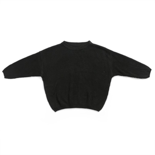 Pulover pentru copii L591 negru 5
