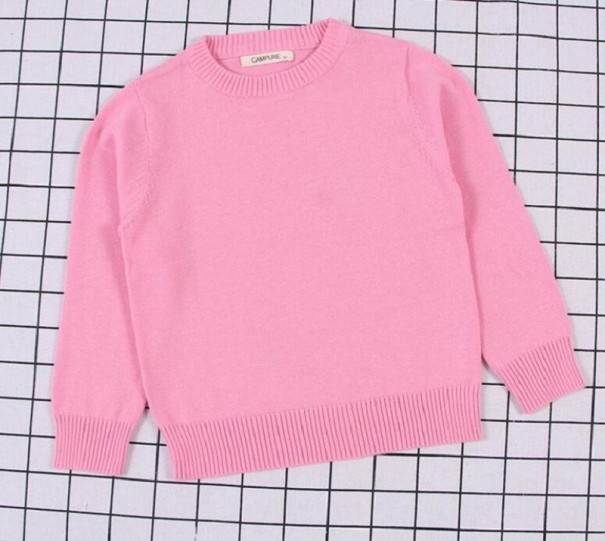 Pulover pentru copii L623 roz 9-12 luni
