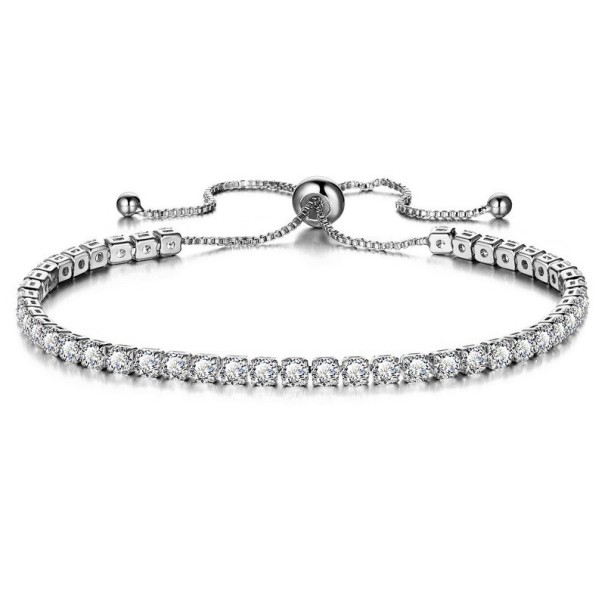 Pulseira ajustável feminina com pedras H120 9