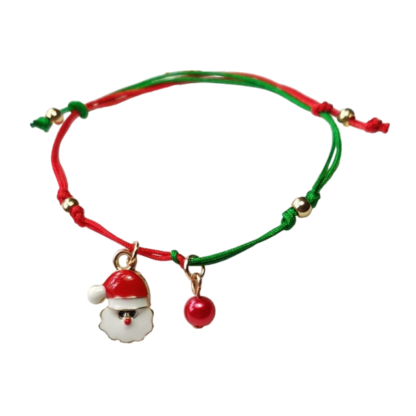 Pulseira com pendente de Natal 3