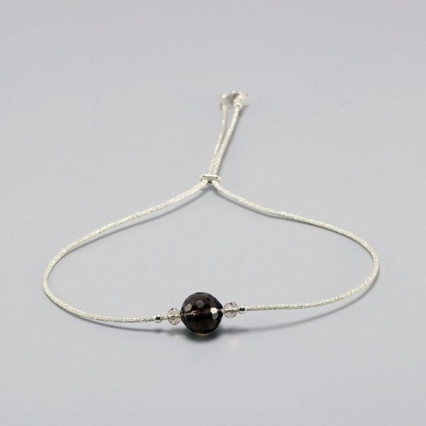 Pulseira de cordão feminina com contas A1663 7