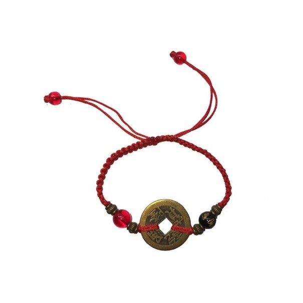 Pulseira de cordão moeda antiga 1