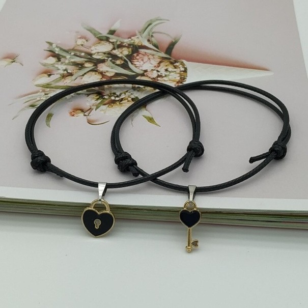 Pulseira de cordão para casais 2 pcs H227 1