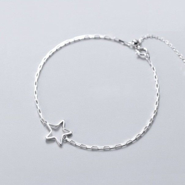 Pulseira de corrente feminina com estrela 1