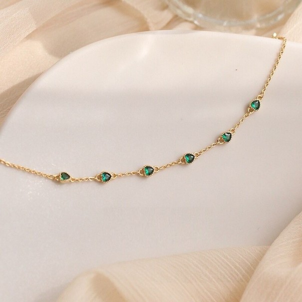 Pulseira de corrente para senhora com pedras H158 1