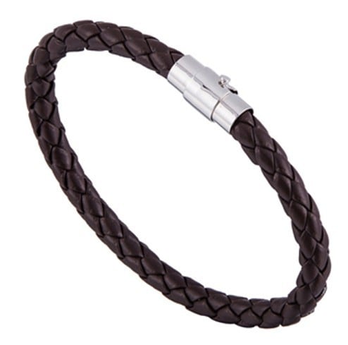 Pulseira de malha feminina J3128 castanho