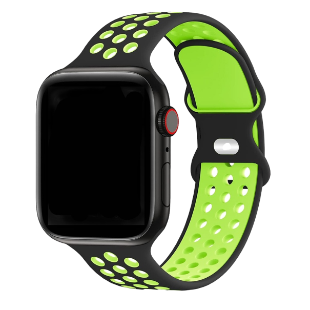 Pulseira de silicone para Apple Watch 38 mm / 40 mm / 41 mm S-M verde