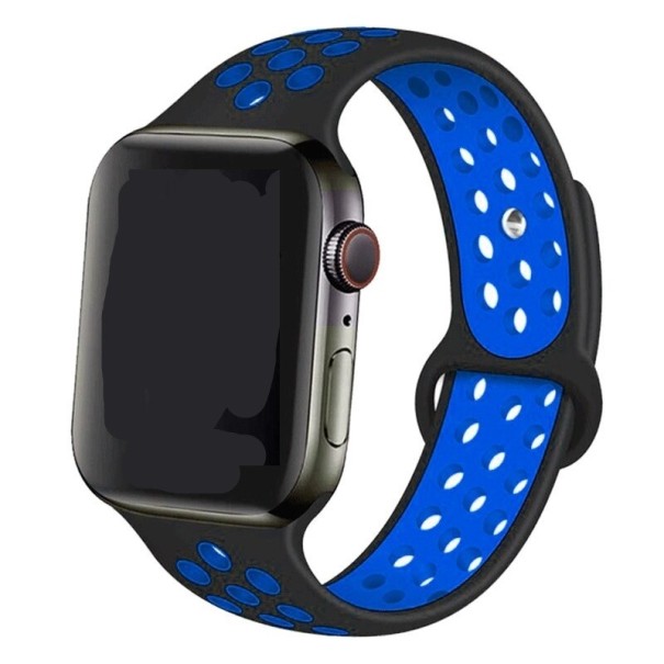 Pulseira de silicone para Apple Watch 42 mm / 44 mm / 45 mm S-M T876 azul