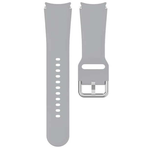 Pulseira de silicone para Samsung Galaxy Watch 4 40 mm T857 cinzento
