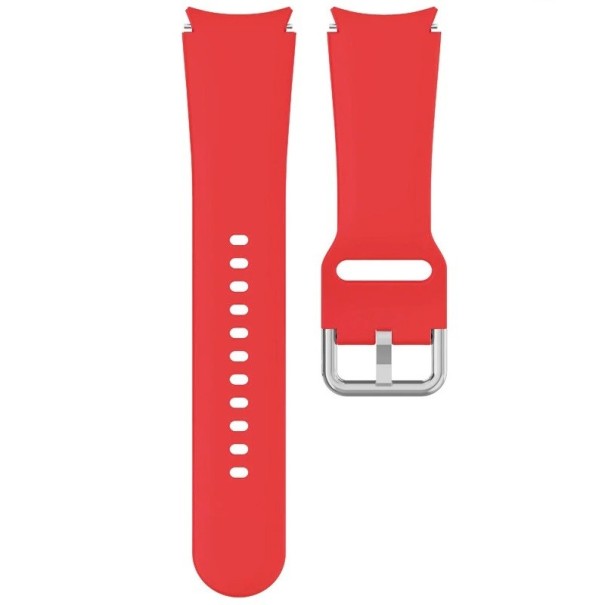 Pulseira de silicone para Samsung Galaxy Watch 4 40 mm T857 vermelho
