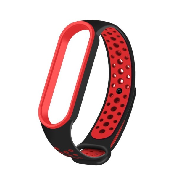 Pulseira de silicone para Xiaomi Mi Band 7 A4015 vermelho