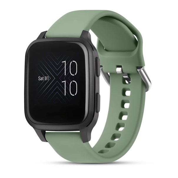 Pulseira de silicone S 20 mm 130–175 mm para Garmin Forerunner 55 645 245 Music Venu Sq 2 Venu 2 Plus Vivomove 3 Vivoactive 3 verde