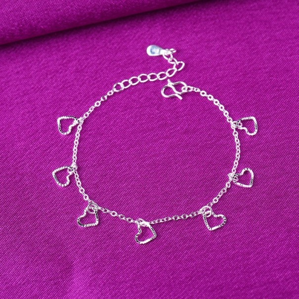 Pulseira feminina com corações P180 1