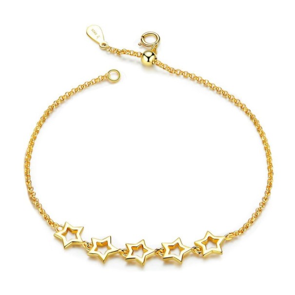 Pulseira feminina com estrelas A1669 1