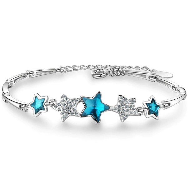 Pulseira feminina com estrelas H95 1