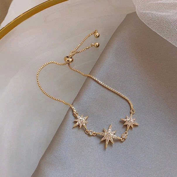 Pulseira feminina com estrelas P93 1