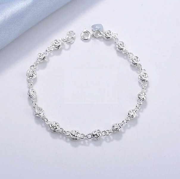 Pulseira feminina com flores J99 2