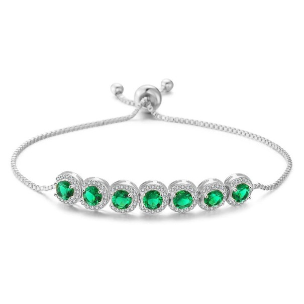 Pulseira feminina com pedras brilhantes 1