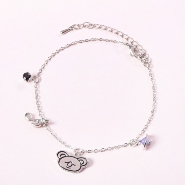 Pulseira feminina com pendentes H300 2