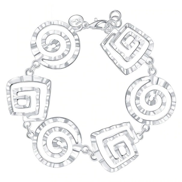 Pulseira feminina maciça H139 1