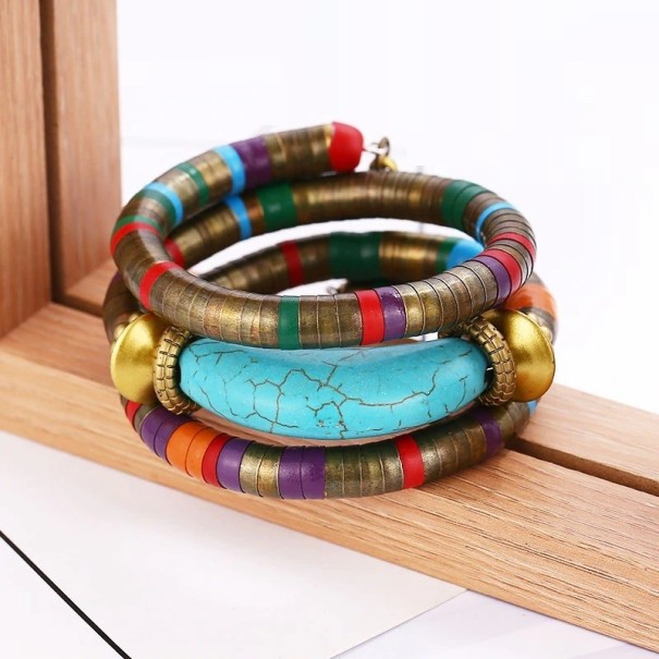 Pulseira feminina maciça H232 2