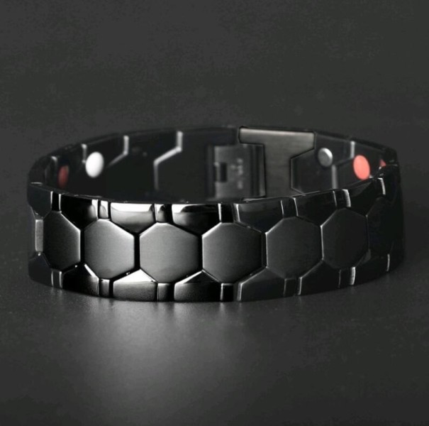 Pulseira magnética masculina H366 3