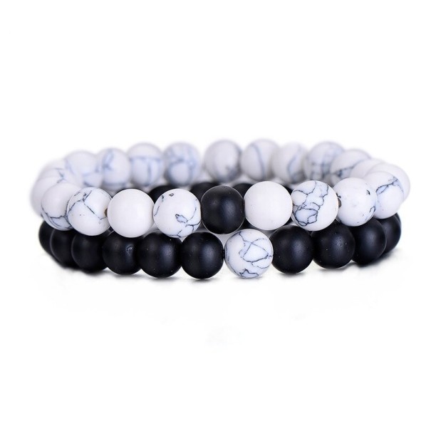 Pulseiras de contas para casais 2 pcs 21