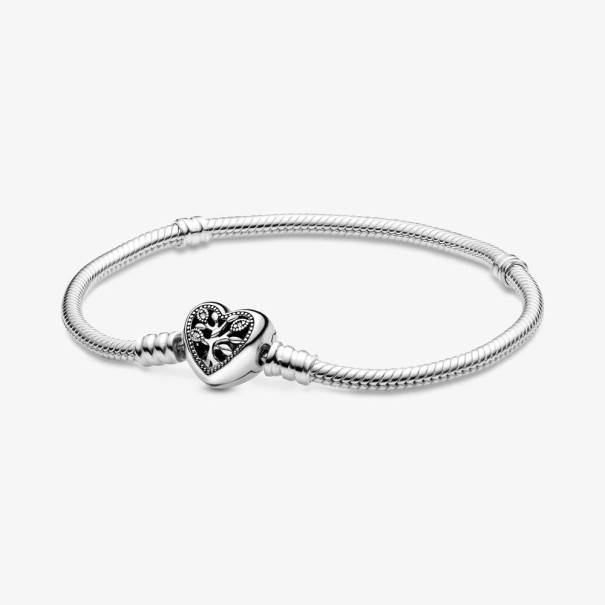 Pulsera corazón mujer P104 17 cm