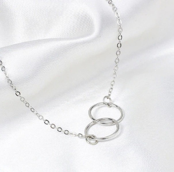 Pulsera de cadena con círculos conectados 1
