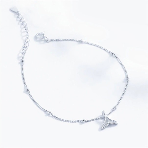 Pulsera de cadena de mujer con aleta 1
