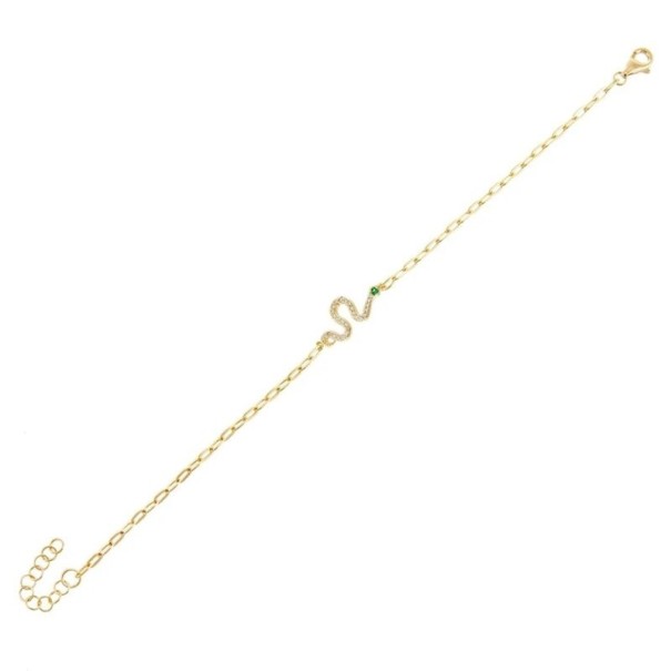 Pulsera de cadena de serpiente para mujer 1