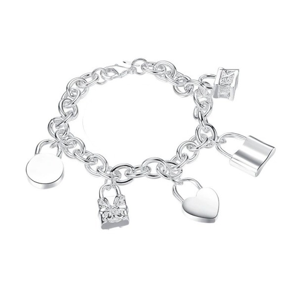 Pulsera de cadena para mujer con colgantes 1