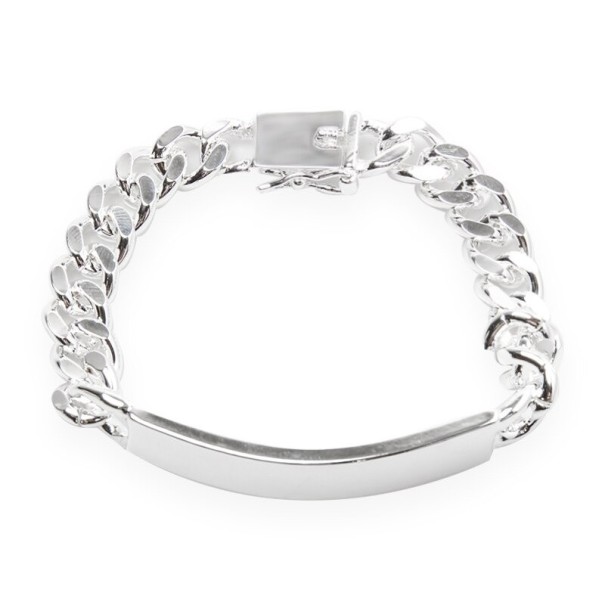 Pulsera de cadena para mujer con placa 1