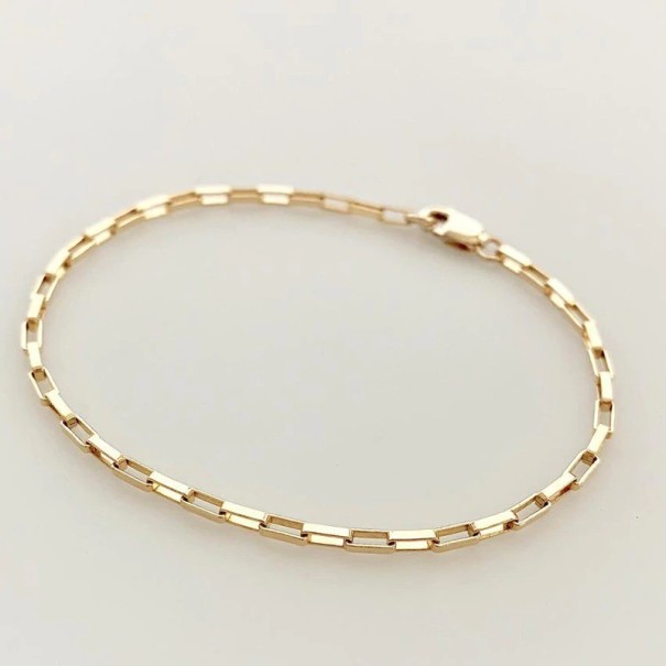 Pulsera de cadena para mujer H87 18 cm