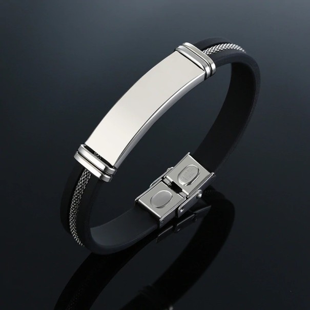 Pulsera de correa para hombre 19,5 cm 1