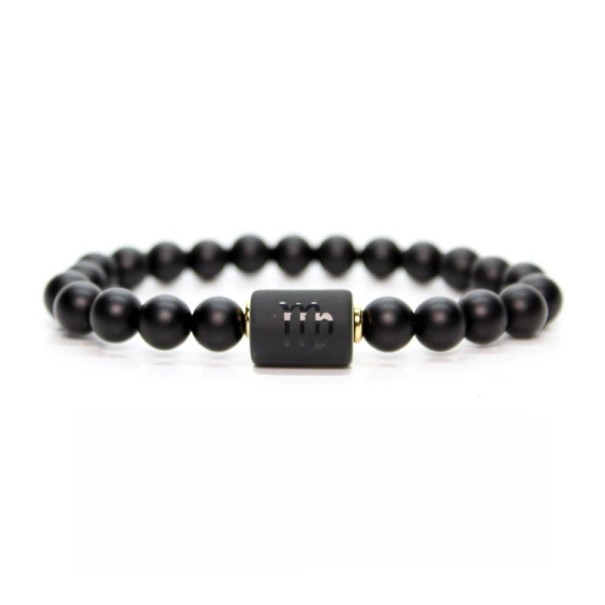 Pulsera de cuentas con el signo del zodiaco para mujer L 12