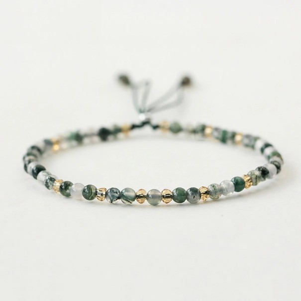 Pulsera de cuentas de ágata para mujer 1