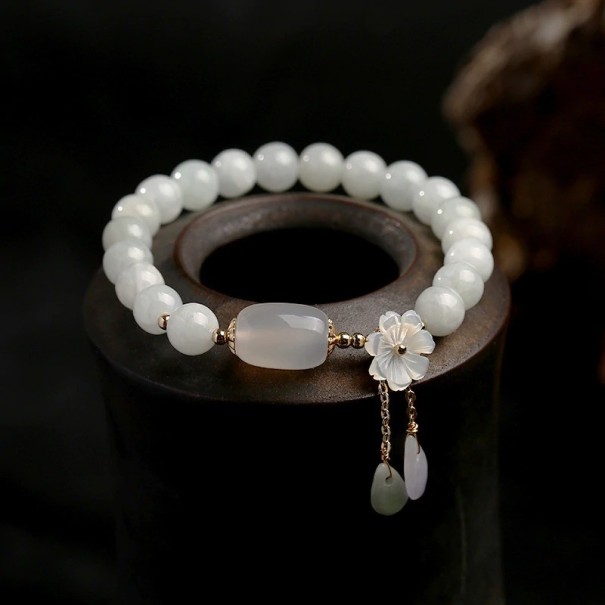 Pulsera de cuentas de jade para mujer 1