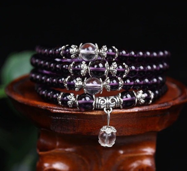 Pulsera de cuentas multicapa para mujer 1