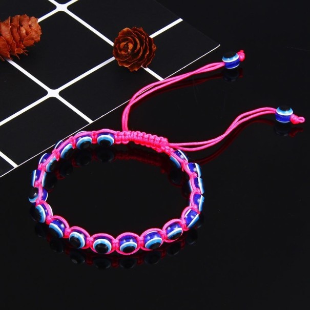 Pulsera de hilo con cuentas 6