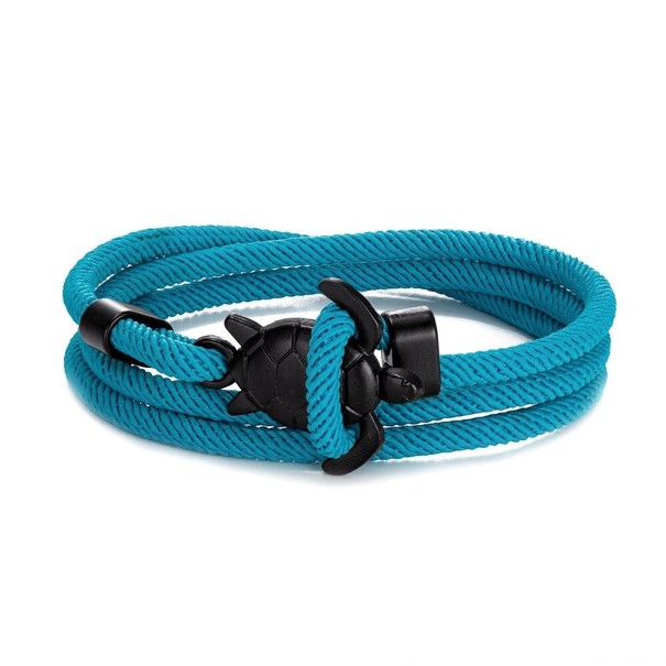 Pulsera de hilo con tortuga 8