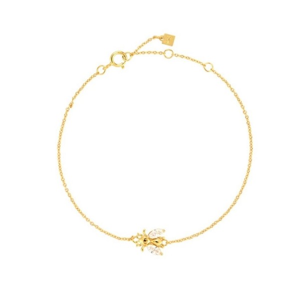Pulsera de mujer abeja H156 dorado