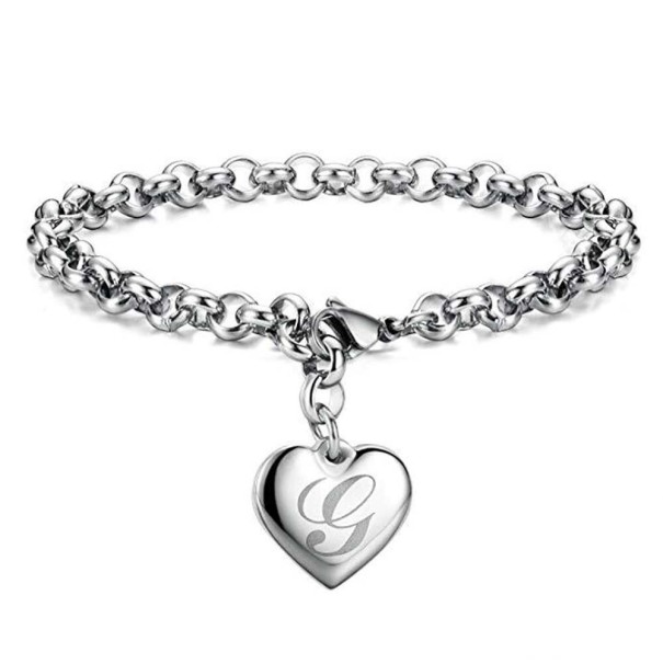 Pulsera de mujer con colgante de corazón H60 G
