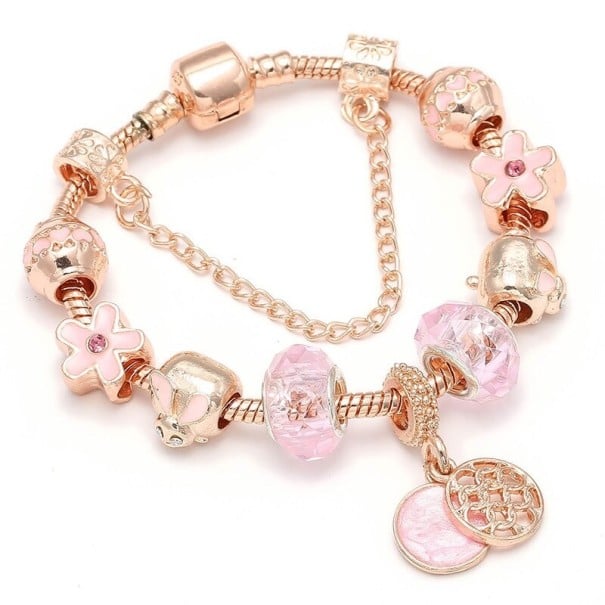 Pulsera de mujer con colgantes H223 20 cm 18