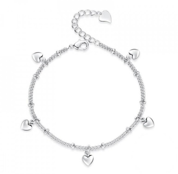 Pulsera de mujer con corazones P96 1