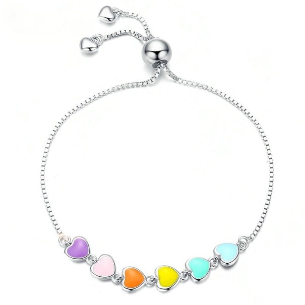 Pulsera de mujer con corazones 1