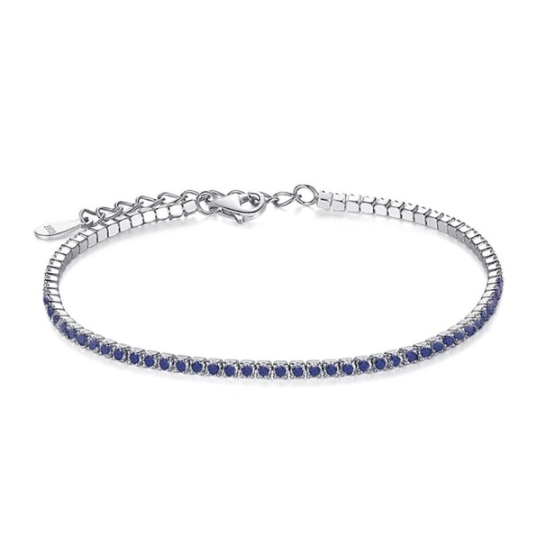 Pulsera de mujer con piedras P84 azul
